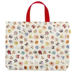 【人気商品】レッスンバッグ アンパンマン オールスター 伊藤産業 約30×40×4cm 日本製 アイボリー ANC-2800