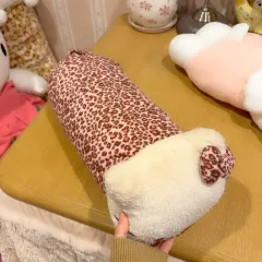 クラシック Sanrio HELLO KITTY レオパード(ヒョウ柄) ピンク レオパード ロング クッション ぬいぐるみ
