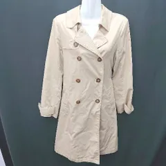 ■ AS KNOW AS アズノゥアズ 長袖 トレンチコート サイズ表記なし ベージュ レディース E  【1406180108915】のサムネイル