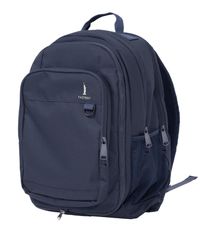 未使用に近い美品 イーストボーイサラ リュック ネイビー 19L リボン風 
