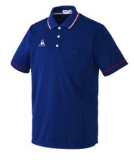 Brand new, unisex nursing care uniform polo shirt, Le Coq Sportif, navy, size 4L, UZL3021-5