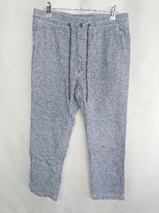 ◇ Simplicite Stretch Pants with Elastic Waistband, Size M, Blue, Women's E [1407020007672]
