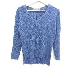 ◇ GALLARDAGALANTE Long-Sleeve Sweater, Size F, Blue, Women's E [1407020003223]