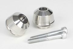 SP Takegawa Accessory Bar Ends (Stainless Steel) - 2-Pack - for Monkey 125/GROM 06-01-0195