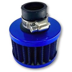 JYFACTORY ミニ エアクリーナー エアフィルター バイク スクーター 汎用 オートバイ メッシュ カスタム 18mm ブルー [ブルー] [18㎜]