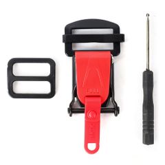 Dorasu オートバイ ヘルメット用Ⅾリングをクイック リリース バックル キット 交換用アクセサリー オートバイヘルメットアクセサリー 25mm幅のあごストラップ用ラチェット式ヘルメット、バイ用ヘルメット