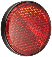 エーモン(amon) リフレクター 丸型 (テープ厚0.75mm) 43φ・厚さ11mm 夜間の視認性向上にも バイク オートバイ 自転車 6708