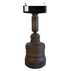 Ampoule Ceiling Light, Hook-on Ceiling Mount, 1 Bulb, E26, Bulb Sold Separately, Antique Black, Retro Vintage Cafe Style, Ressio 1C, Domestic Shipping