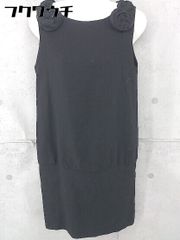 ◇ Lelativement Sleeveless Knee-Length Dress, Size 38, Black, Women's [Used] [1104010009141]