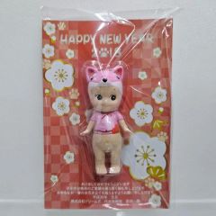 新品未開封 ソニーエンジェル 2018 年賀状 非売品 干支ver 戌 ピンク