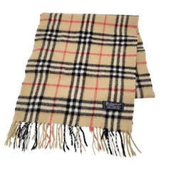 中古品】Burberrys バーバリーズ CASHMERE MUFFLER カシミア マフラー