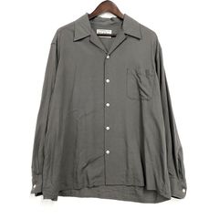 Stussy 長袖シャツ グレー レーヨン100% USA製 90年代 - メルカリ