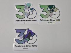 バドレックス はくば こくば レイスポス ポケモン 30周年ステッカー