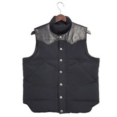 Sugar Cane LEATHER YOKE DOWN VEST ダウンベスト - メルカリ