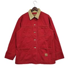 ゴ*ラ様 boncoura カバーオール 40 モールスキン レッド - メルカリ