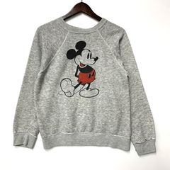 ヴィンテージ 白靴 ミッキーマウス スウェット グレー 金子綾 - メルカリ