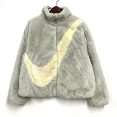 【中古品】NIKE ナイキ WMNS NSW BIG SWOOSH FAUX FUR JACKET DO3792-025 ウィメンズ ビッグスウッシュ フェイクファージャケット アウター 【169-251028-as-23-izu】
