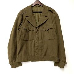40s 英軍 実物 バトルドレスジャケット ウールブルゾン アイク