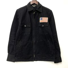 70s ユーロ HBT ワークジャケット カバーオール ヘリンボーン ブラック