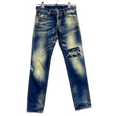 LOUNGE LIZARD☆00s☆6371☆赤耳セルビッチ ダメージデニム 3 - メルカリ