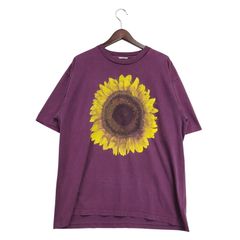 90s ヒマワリプリント ビンテージ Tシャツ ハチドリ サボテン USA製 M 