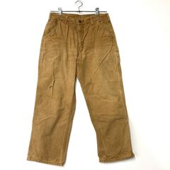 T*y様 カーハート ダブルニーペインターパンツ W32 L34 ブラウン メキ