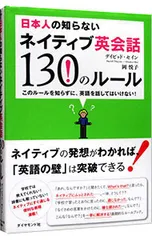 日本人の知らないネイティブ英会話130のルール-このルールを知らずに、英語を話してはいけない!-／デイビッド・セインのサムネイル