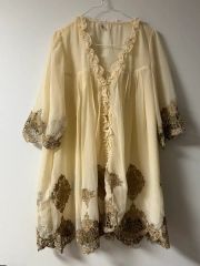vintage 古着 ホワイト ギリシャ コットンガーゼ チュニック - メルカリ
