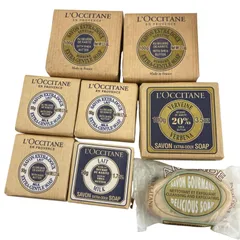 186001 L'OCCITANE ロクシタン ソープ　石鹸　ヴァーベナ　アーモンド　ミルク 8点まとめ売り