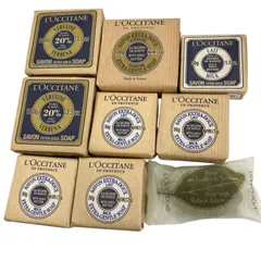 186001 新品未使用 L'OCCITANE ロクシタン ソープ　石鹸　ヴァーベナ　ミルク　ヴァーベナリーフ 9点まとめ売り