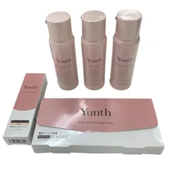 186001 新品未使用 Yunth ユンス 生VCホワイトクリアフォーム 生VC美白美容液 トーンアップUV ベージュ 5点まとめ売り