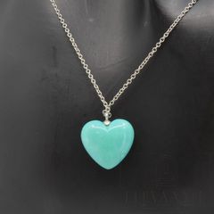 極希少 美品 Tiffany&Co. ティファニー ターコイズ ハート シルバー