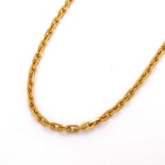 18金 デザインチェーン ネックレス 16.71g 60cm 幅2.45mm - メルカリ