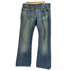 ディーゼルインダストリー Diesel Industry ブーツカット ダメージデニムパンツ メンズ US：30-31 