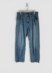 32 UNIQLO ユニクロ ワイドフィットジーン デニムジーンズ 466912