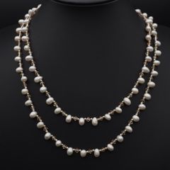 VERMEIL par iena 2連ネックレス ワイヤー修復品 イエナ - メルカリ