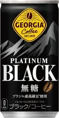 ジョージア プラチナムブラック185g缶×30本 コカコーラ 送料無料のサムネイル
