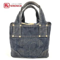 CHANEL シャネル　デニム　ビジネスバッグ　ハンドバッグ　ココマーク CHANEL デニムココマーク ハンドバッグ - メルカリ
