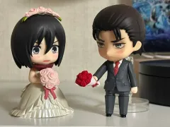 ねんどろいど 進撃の巨人 エレン ミカサ ウェディングもあ フェイスもあ