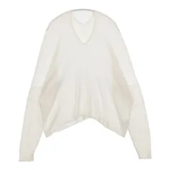 ARTS&SCIENCE 081L806K13 リネン セーター ニット ホワイト レディース アーツ&サイエンス【中古】6-0430M∞のサムネイル