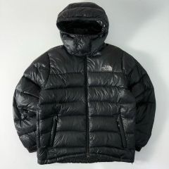 極美品 ノースフェイス アルパインヌプシフーディ ダウン 黒 M ND92301