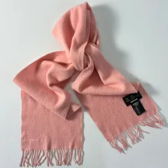 Barbour バブアー ウィメンズ ラムウール ピンク マフラー