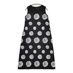 mina perhonen Unused Forest Dot Cotton Silk Embroidered Dress, Size 36, DR3121, Black, Women's, Original Price ¥99,000, Mina Perhonen [Used] 6-0430S◎