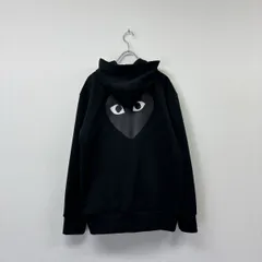 PLAY COMME des GARCONS プレイ コム デ ギャルソン ジャージー ジップ パーカー BLACK ブラック サイズ XL 805-0100のサムネイル