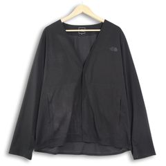 美品 ノースフェイス ライトラウンジカーディガン NT12532R ブラック