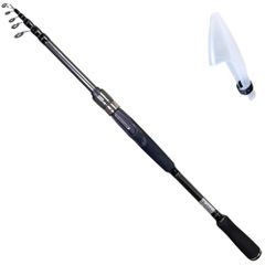 【TACKLAND】 高コスパ ガイド固定 振出式カーボンロッド S180M S210M S240M S270M スピニングロッド テレスコロッド コンパクトロッド トラベルロッド 竿袋付き shu cf589f92