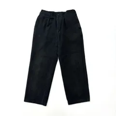 05aw 2005 Y's for men Yohji Yamamoto ワイズ フォーメン 製品染め コットン ウール タック ワイド テーパード パンツ サイズ 3 805-0060のサムネイル