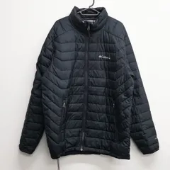 Columbia コロンビア OMNI-TECH 中綿ジャケット USED美品 アウトドア ブラック オムニヒート 防寒 メンズ Lサイズ XM2642