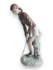 LLADRO リヤドロ ゴルフガール 箱つき - メルカリ