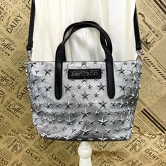 極美品 ジミーチュウ ボディバッグ スタッズ JCロゴ レザー 三日月 ムーン 極美品 ジミーチュウ ボディバッグ スタッズ JCロゴ レザー 三日月